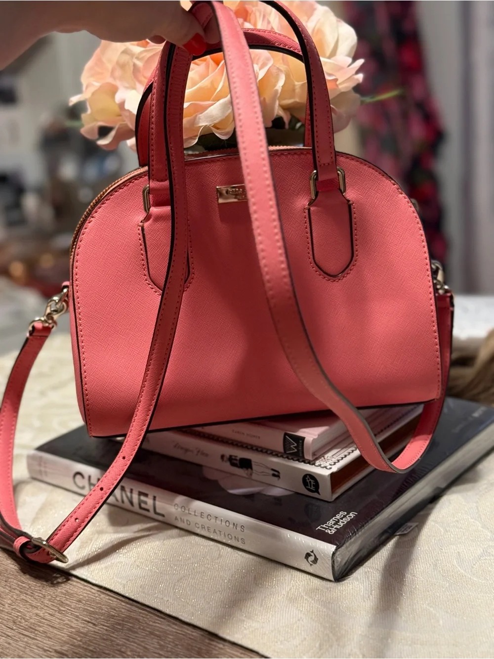 kate spade Coral-Pink Dome Satchel